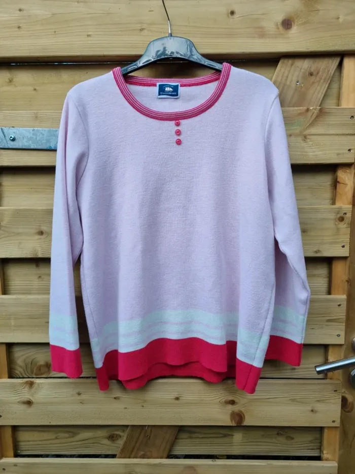Pull chasse marée merinos/acrylique taille 5