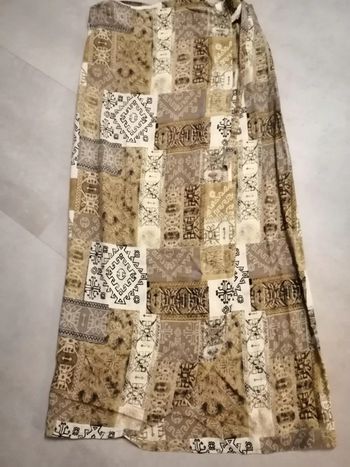 Jupe portefeuille imprimé Taille unique