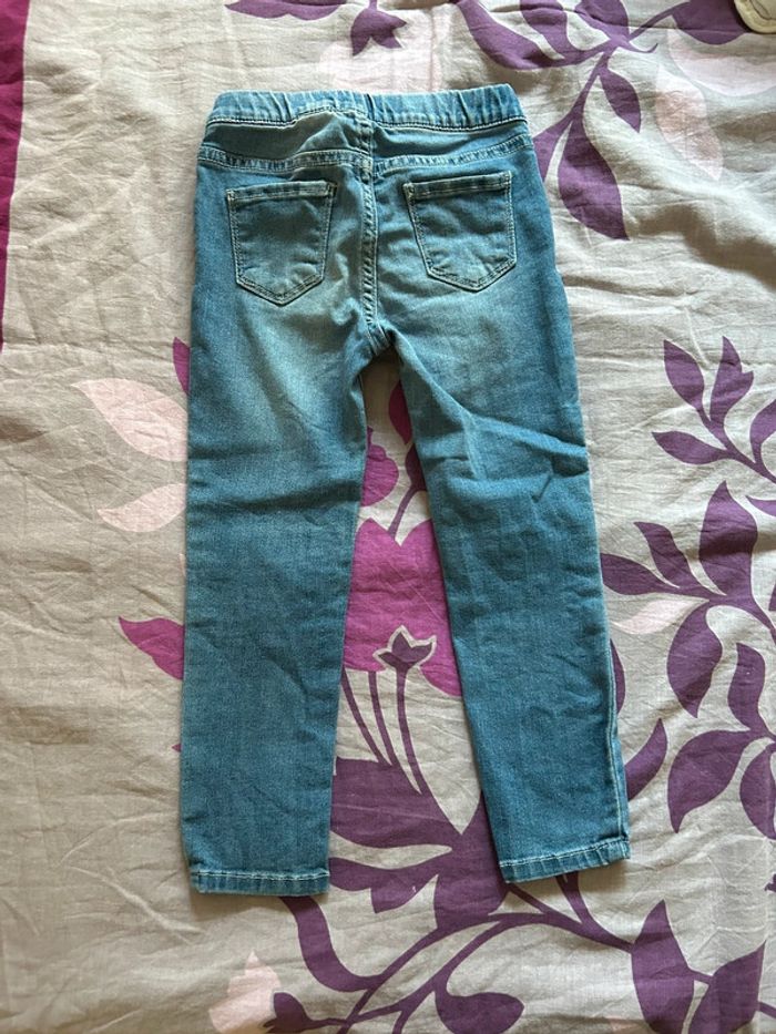 Jeans effet délavé leggings et denim 2 ans / 3 ans - photo numéro 3