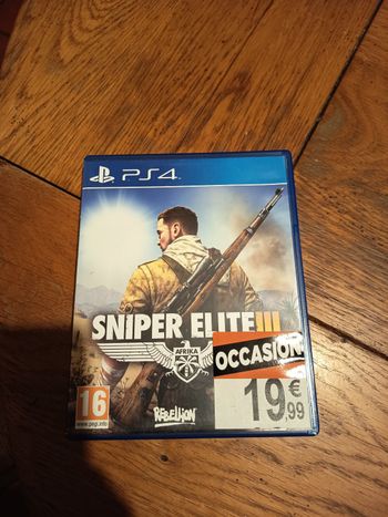 Jeu PS4 sniper elite 3