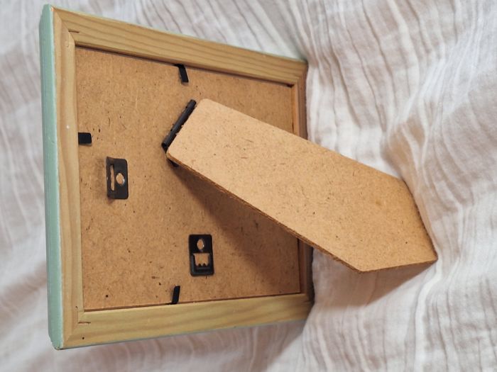 Petit cadre en bois vert à poser seigneur Shiva - photo numéro 2