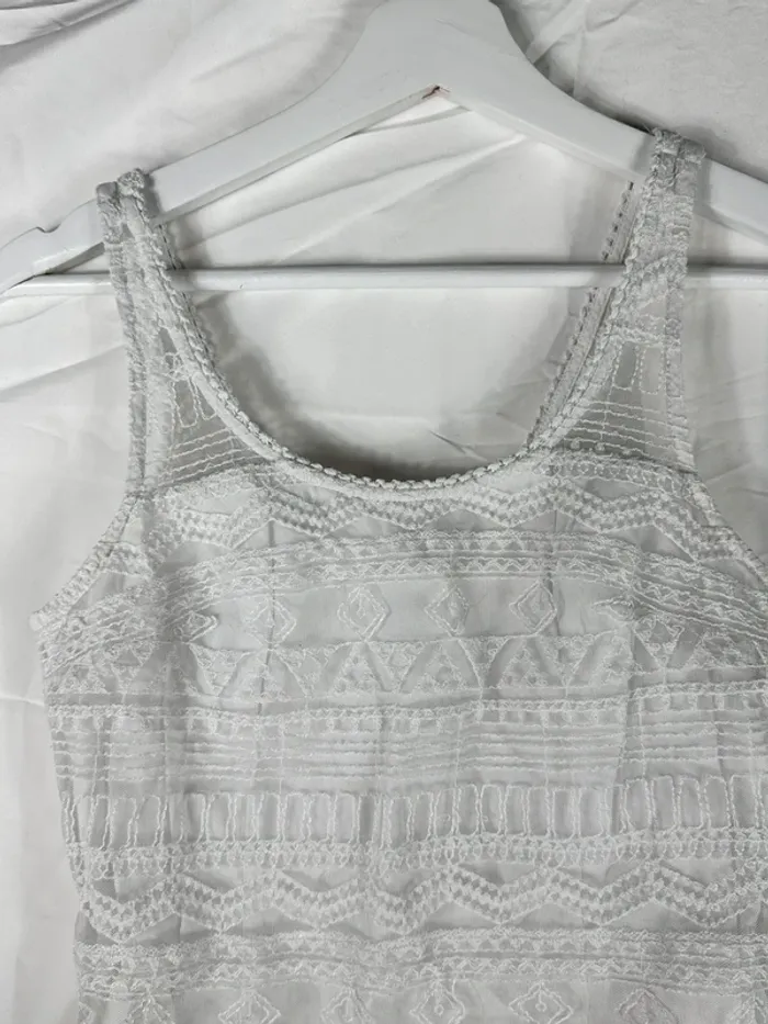 Robe blanche bohème Hollister - photo numéro 5