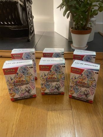 Lot 6 Bundles évolution prismatique ev8.5 Pokémon