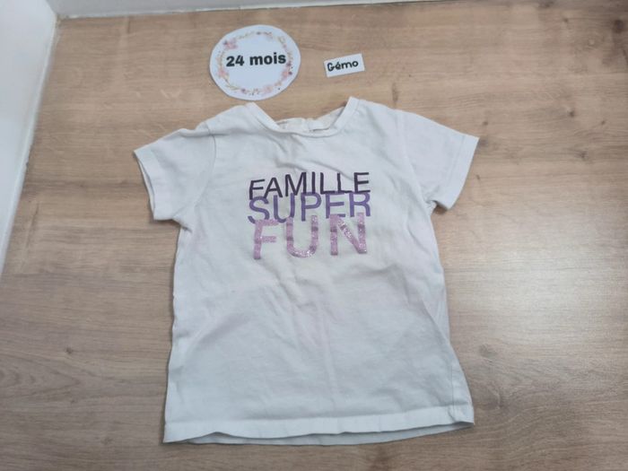 Lot 3 t-shirts manches courtes 24 mois - photo numéro 2