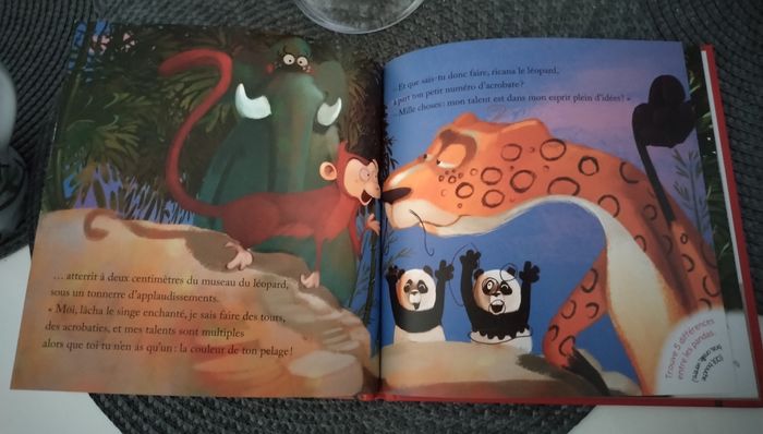 Livre "Le singe et le léopard" neuf - photo numéro 3