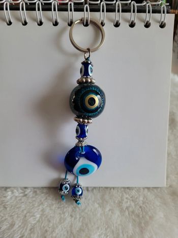 Porte clef boule œil de Nazar