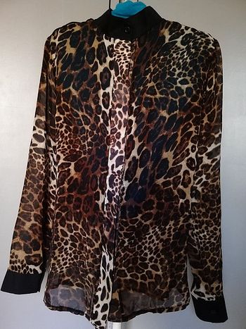 magnifique chemisier léopard neuf, petit M