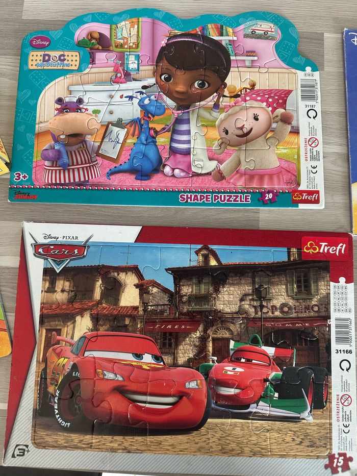 Lot de 5 puzzles de 15 à 20 pièces - photo numéro 3