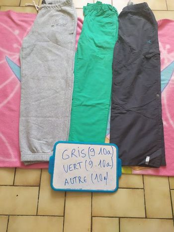 lot pantalons garçon 10 ans