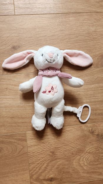 Lapin boîte à musique – peluche musicale bébé