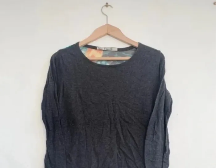 Pull gris dos coloré 38 - photo numéro 2