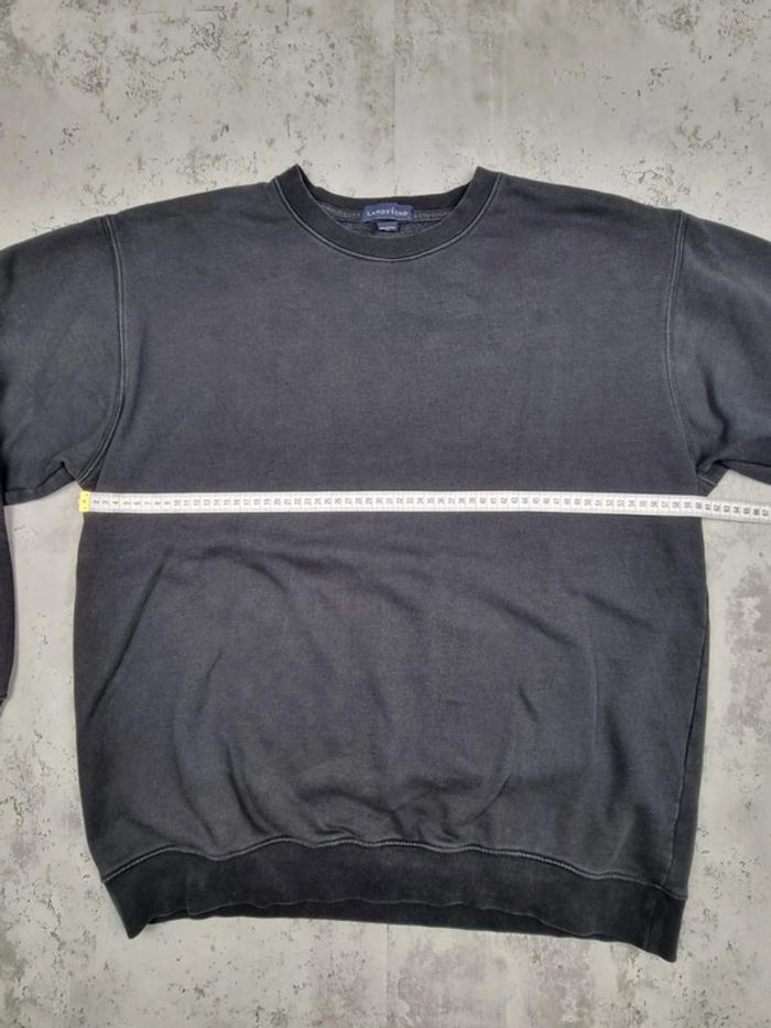Sweat col rond Lands’ End noir – Taille L Homme - photo numéro 7