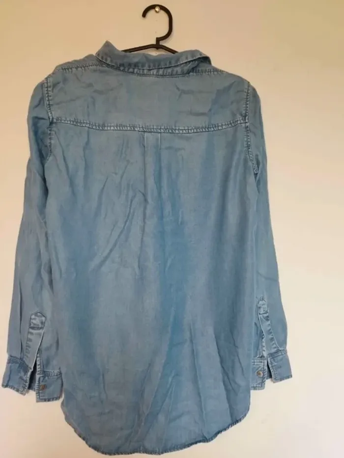 chemise en jean MANGO pour femme taille M - photo numéro 2