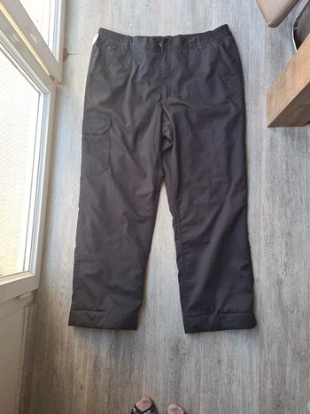 Pantalon  cargo  noir rembourrée Homme