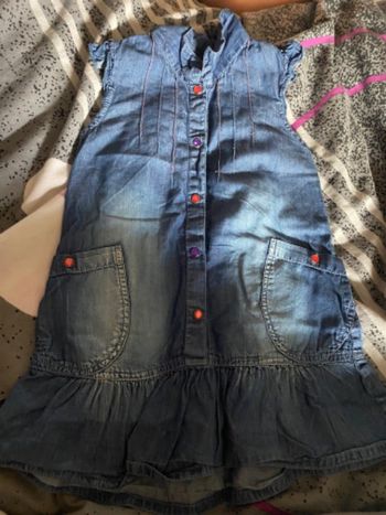 Robe en jean kid’s graffiti