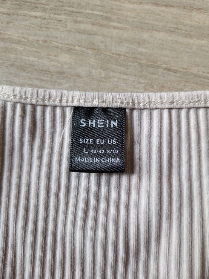 Pull tricolore de grossesse taille L - photo numéro 3