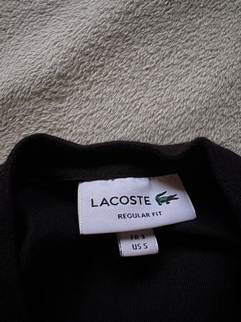 T shirt lacoste noir