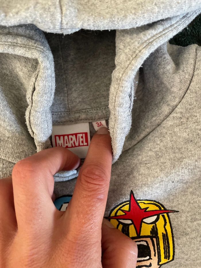 Sweat avengers 3 ans - photo numéro 3