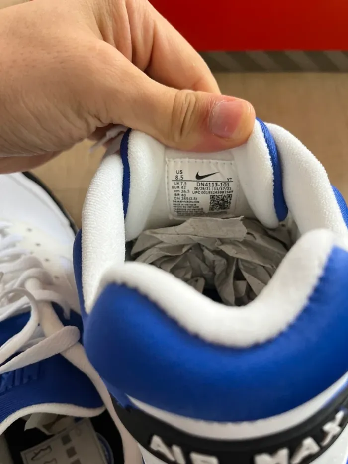 Nike Air Max BW OG White Persan Violet Taille 42 - photo numéro 5