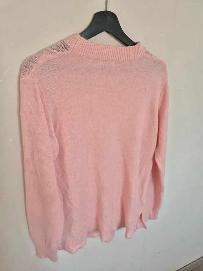 Pull bleu-bonheur taille 42/44 - photo numéro 3