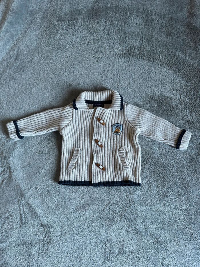 Gilet épais à boutons - 6 mois - Sergent Major