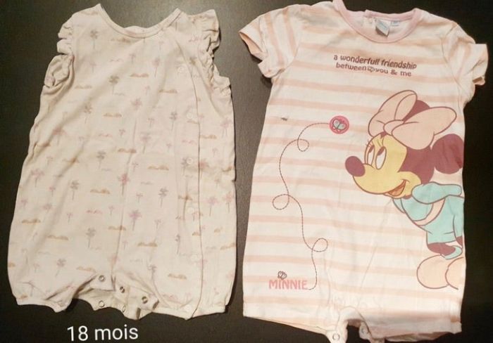 Lot fille 18 mois été , 23 articles