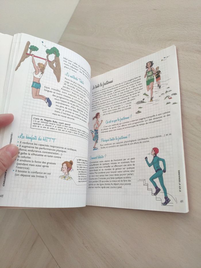 Livre mon cahier fitness modelez vous un corps harmonieux Andanson - photo numéro 10