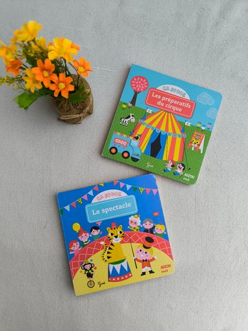 Lot 2 livres Ça bouge Auzou
