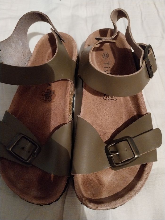 Sandale mixte 33 marron
