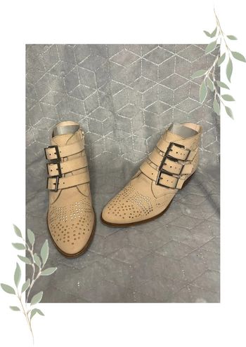 Bottines Printanières Beige BRONX - Élégance & Confort
