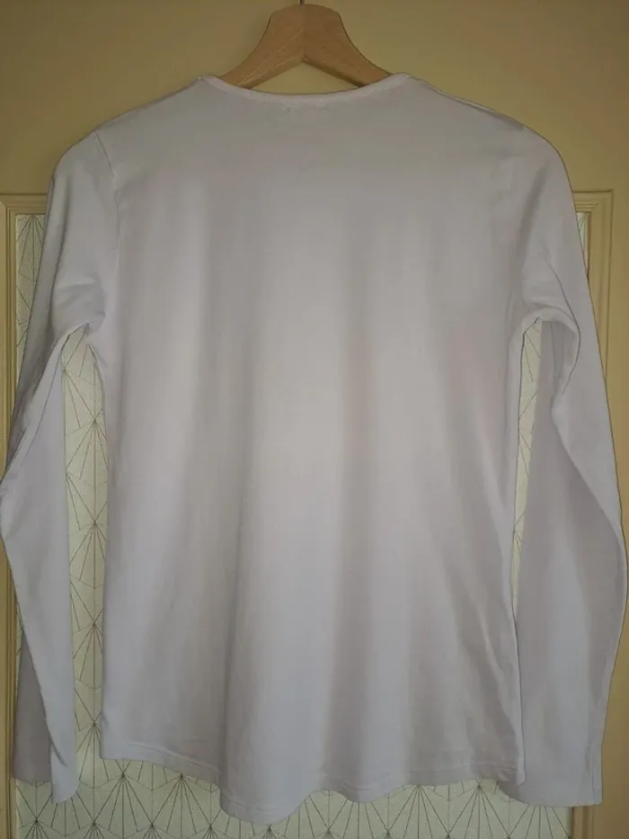 T-shirt fille Lila Mango kids 13/14 ans tbe décoloration légère 1 coude ne se voit pas - photo numéro 3