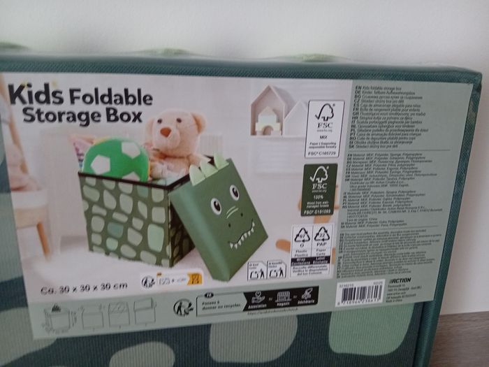 Boite de rangement pliable pour enfant - photo numéro 3