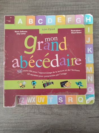 Livre " Mon grand abécédaire " Marie Delhoste / Jany Loriot