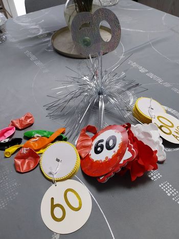 Décorations  pour 60 Ans