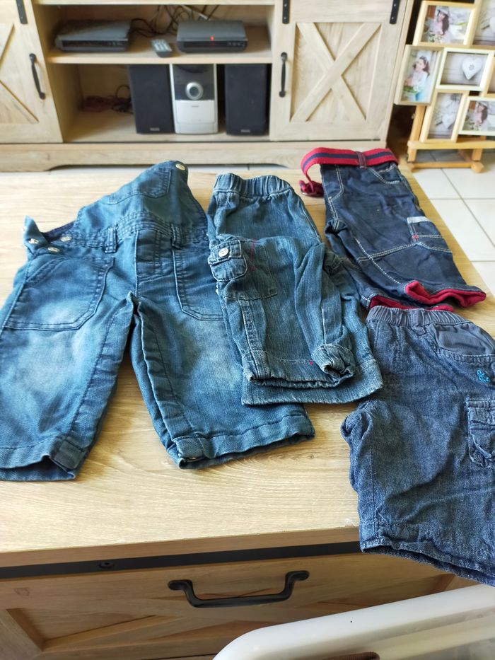 lot pantalons jeans 6 mois