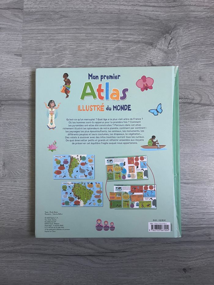 Livre enfant « mon premier atlas illustré du monde » - photo numéro 2