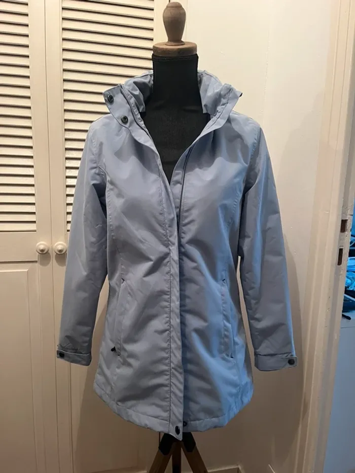 Parka bleu ciel Bermudes - taille 34 - photo numéro 8