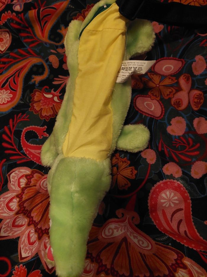Ikea - sac banane en peluche crocodile vintage - photo numéro 3