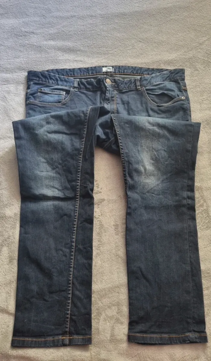Jeans bleu slim taille 54 kiabi - photo numéro 8