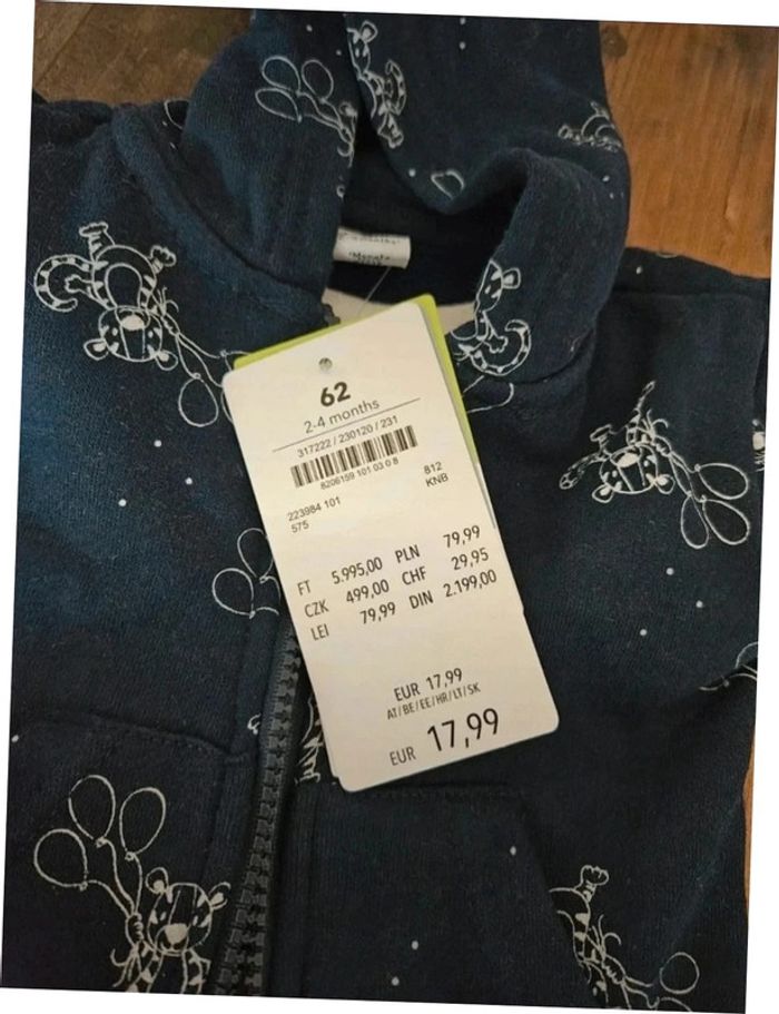 Ensemble t-shirt pantalon et veste 3mois Idéal cadeaux de naissance - photo numéro 5