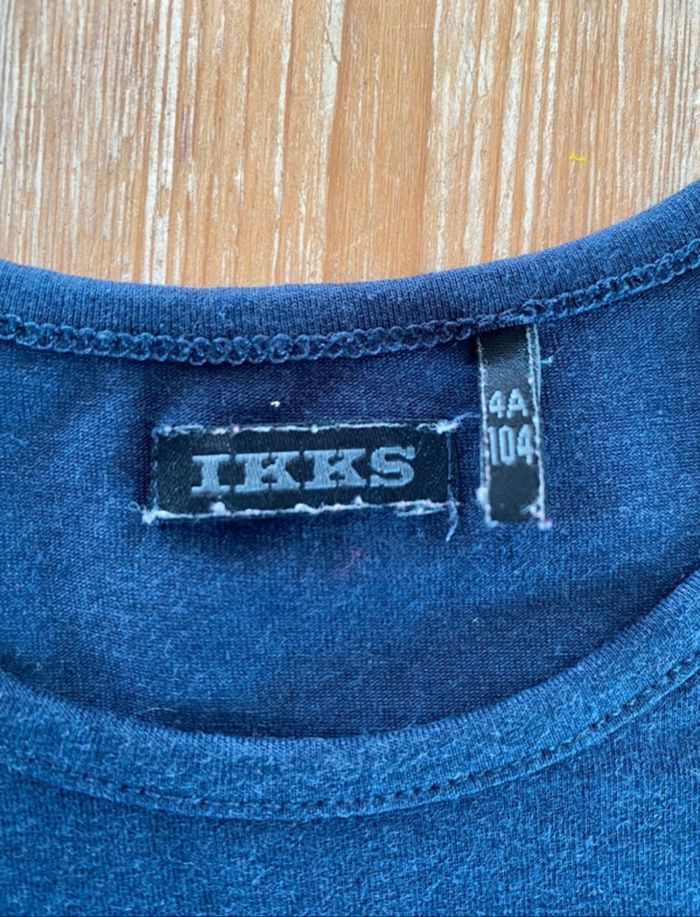 Lot de 2 tee-shirts IKKS 4 ans - photo numéro 5