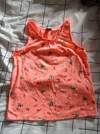 Débardeur Kiabi 8 ans corail