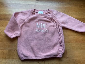 Pull maille tape à l’œil 6 mois fille