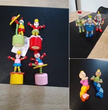 lot de chevaliers, wakouwas filles, sirènes casse-tête ( vente unité possible voir annonce )