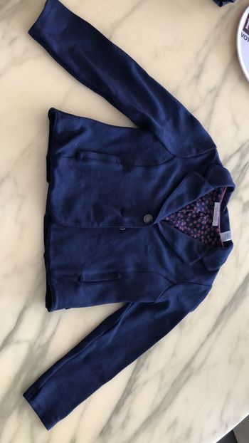 Veste okaidi 3 ans bleu marie.