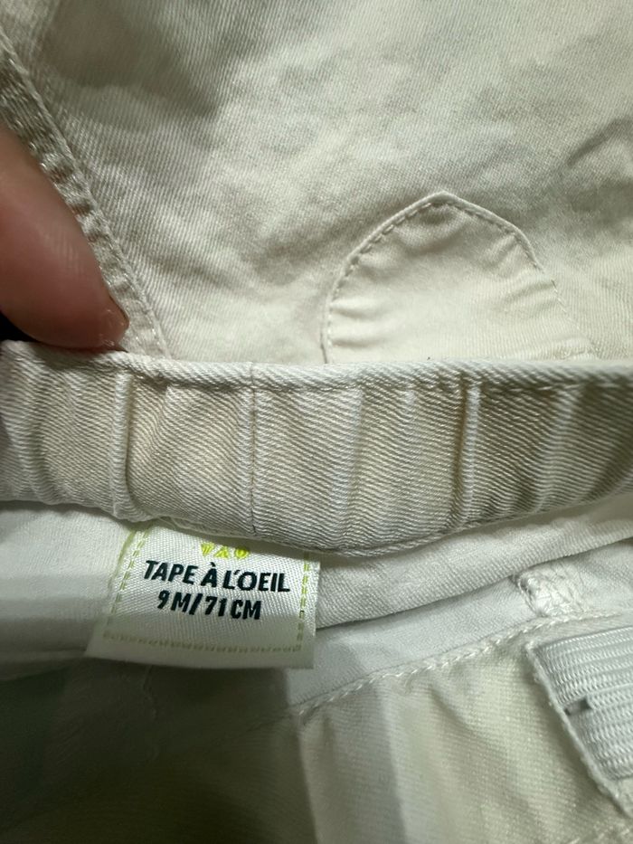 Jeans blanc tape à l’oeil - photo numéro 3
