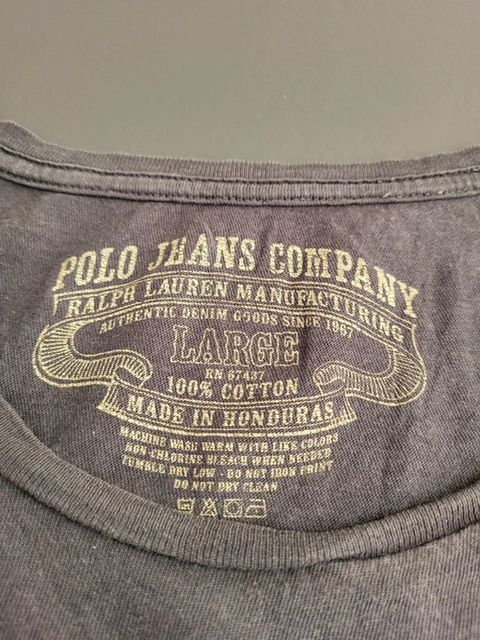 T-shirt Ralph Lauren noir - L - photo numéro 4