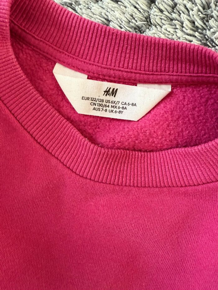 Pull rose H&M - taille 6/8 ans - photo numéro 2