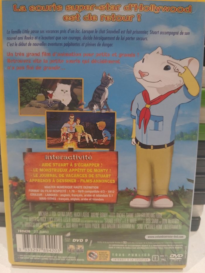 DVD Stuart little - photo numéro 3