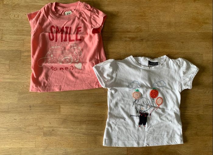 Lot de 2 t-shirts 👶🏻 12m